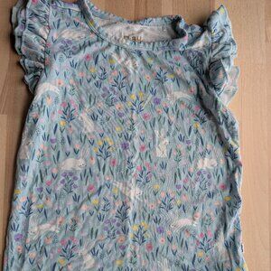 Little Sleepies Shirt - Bunny Blossom Flutter Tee 5